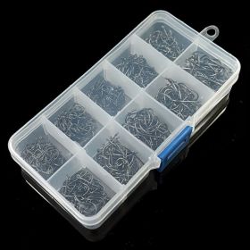 500 pieces of ten lattice boxed No. 3-12 tube with ring hook pay Ise, barbed blue button box