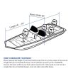 11-22FT Heavy Duty V-Hull Boat Cover