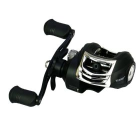 Fishing Gear Magnetic Brake Water Drop Wheel (Option: AK200 black silver left hand)