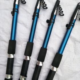 Factory wholesale fishing pole sea rods away to intnal wheel rod fishing rod super hard shot (Option: Blue-3.6)