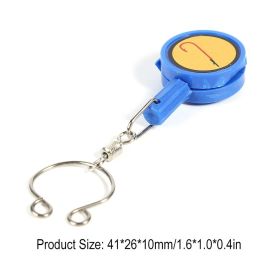 New Outdoor Fishing Tools, Hooks, Portable Fishing Gear And Tools (Option: Blue-41X26X10mm)