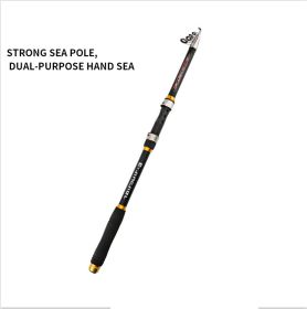 2.1M -3.6M Carp Fishing Rod Feeder Hard FRP Carbon Fiber Telescopic Fishing Rod Fishing Pole (Option: Black-3.0)