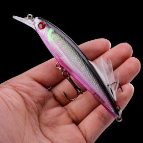 New Mino Artificial Lure Plastic False Bait (Option: D-Feather Hook)