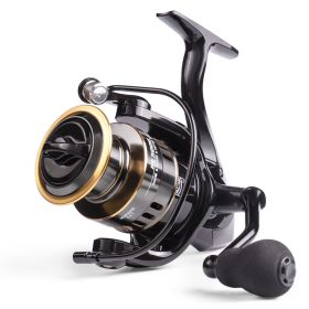 Full metal fishing reel (Option: Black-HE 5000)