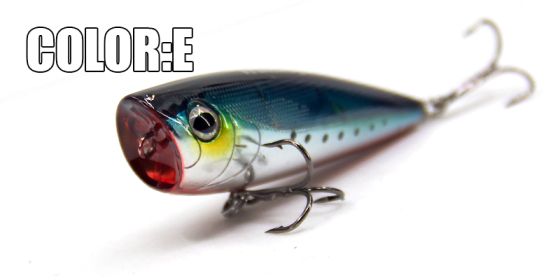 Lu Yafu Water Wave Climbing Crossmouthed Perch 60mm 7g Fake Bait (Option: E)