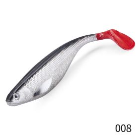 Luya T-tail Soft Bait Fish Made Of Biomimetic PVC Material (Option: 008Style 170mm35g)