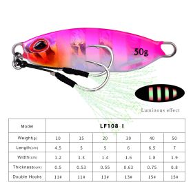 Long Throw Submerged Metal Decoy Fishing Gear (Option: Color I-30G)