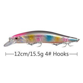 Minnow Fishing Lure 120mm 15.5g Floating Hard Bait (Option: Y2647-12cm15.5g)