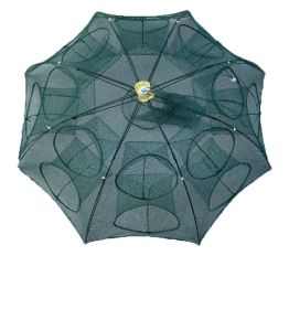 Automatic Folding Fishing Umbrella Net (Option: 16 Inlet Hole)