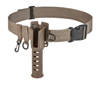 Fishing Rod Belt Rod Support Bracket Waist Support (Color: Khaki)