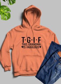 This Grandma Is Fabulous Hoodie (Color: Heather Prism Peach, size: large)