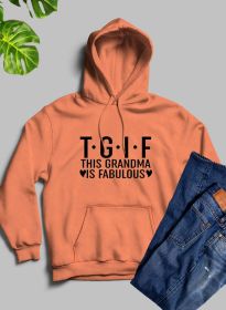 This Grandma Is Fabulous Hoodie (Color: Heather Prism Peach, size: X-Large)