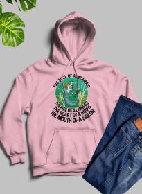 The Soul Of A Mermaid Hoodie (Color: Pink, size: XXX-Large)