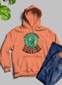 The Soul Of A Mermaid Hoodie (Color: Heather Prism Peach, size: medium)