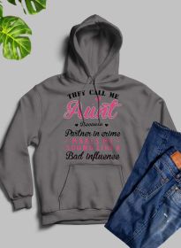 They Call Me Aunt Hoodie (Color: Dark Heather, size: XXX-Large)