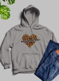 Wild At Heart Hoodie (Color: Athletic Heather, size: XX-Large)