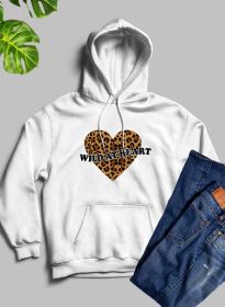 Wild At Heart Hoodie (Color: White, size: XX-Large)