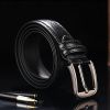 Genuine Leather Men's Belt Fashion Alloy Pin Buckle Belts Fashion Luxury Jeans Belts For Men Business Belt Female Belt