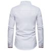 Men's Casual Long Sleeve Dress Shirt Regular Fit Button Down Shirts