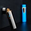 Windproof Electric Lighter; Flameless Touch Induction USB Rechargeable Cigarette Lighter Smoking Electronic Gadgets For Men