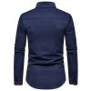 Men's Casual Long Sleeve Dress Shirt Regular Fit Button Down Shirts