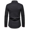 Men's Casual Long Sleeve Dress Shirt Regular Fit Button Down Shirts