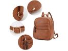 MKF Collection Roxane Vegan Leather Women's Backpack with Mini Backpack and Wristlet Pouch- 3 pieces by Mia k