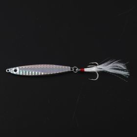 Feather Hook Sequins Lure Bait (Option: Full Silver-22g With Hook)