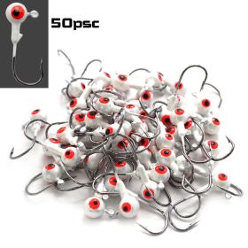 Five Color Fish Hook In Bulk (Option: White-1.8g-50PCS)