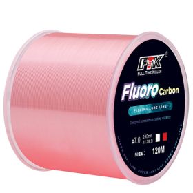 Nylon Thread Multicolor Fishing Line 120 M (Option: Pink-Number8)